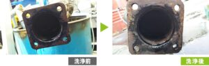 ディーゼル微粒子捕集フィルター(DPF/DPR/DPD)洗浄ビフォアフター