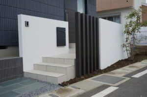 佐倉市で施工した住宅の目隠しフェンス