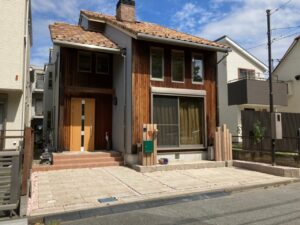 四街道市のおしゃれなデザイン外構施工事例 