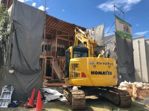 佐倉市の木造住宅解体工事