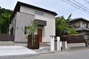 四街道市で施工した駐車場の土間コンクリート 